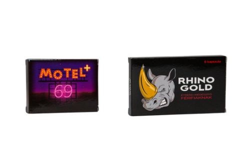 Motel 69 Kapszula Férfiaknak 2 db + RHINO GOLD - 6 DB
