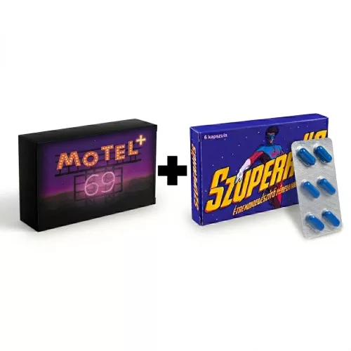 MOTEL69+ KAPSZULA - 2 DB + SZUPERHŐS KAPSZULA - 6 DB CSOMAG