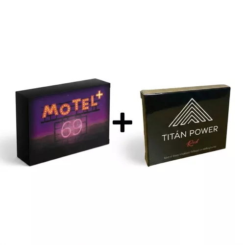 MOTEL 69 KAPSZULA FÉRFIAKNAK 2 db + TITÁN POWER RED - 3 DB  csomag