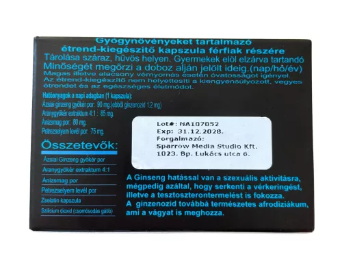 Niagara Alkalmi potencianövelő kapszula - 4 db