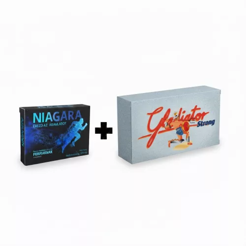 Niagara Potencianövelő Férfiaknak - 4 db + Gladiátor Strong Kapszula Férfiaknak - 4 db