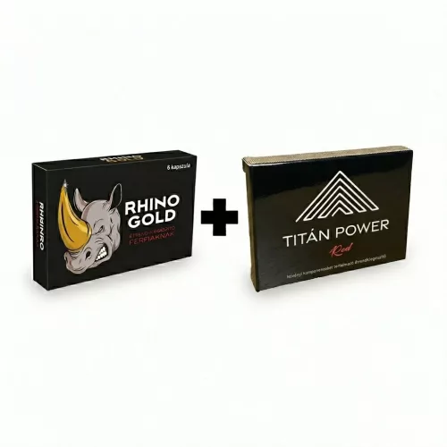 RHINO GOLD - 6 DB + TITÁN POWER RED -  3 DB CSOMAG