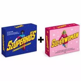 Szuperhős - 6 DB + SUPERWOMAN - 4 DB páros kapszulacsomag