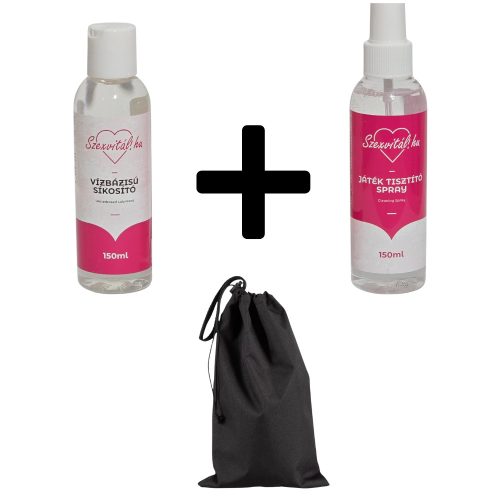 Szexvitál Kiegészítő csomag (síkosító, tisztító, táska)