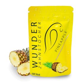   Ízesített fogpiszkáló utántöltő - ananász ízű 100 db