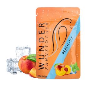   Ízesített fogpiszkáló utántöltő - jeges barack ízű 100 db