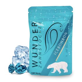   Ízesített fogpiszkáló utántöltő - mentolos cukor ízű 100 db