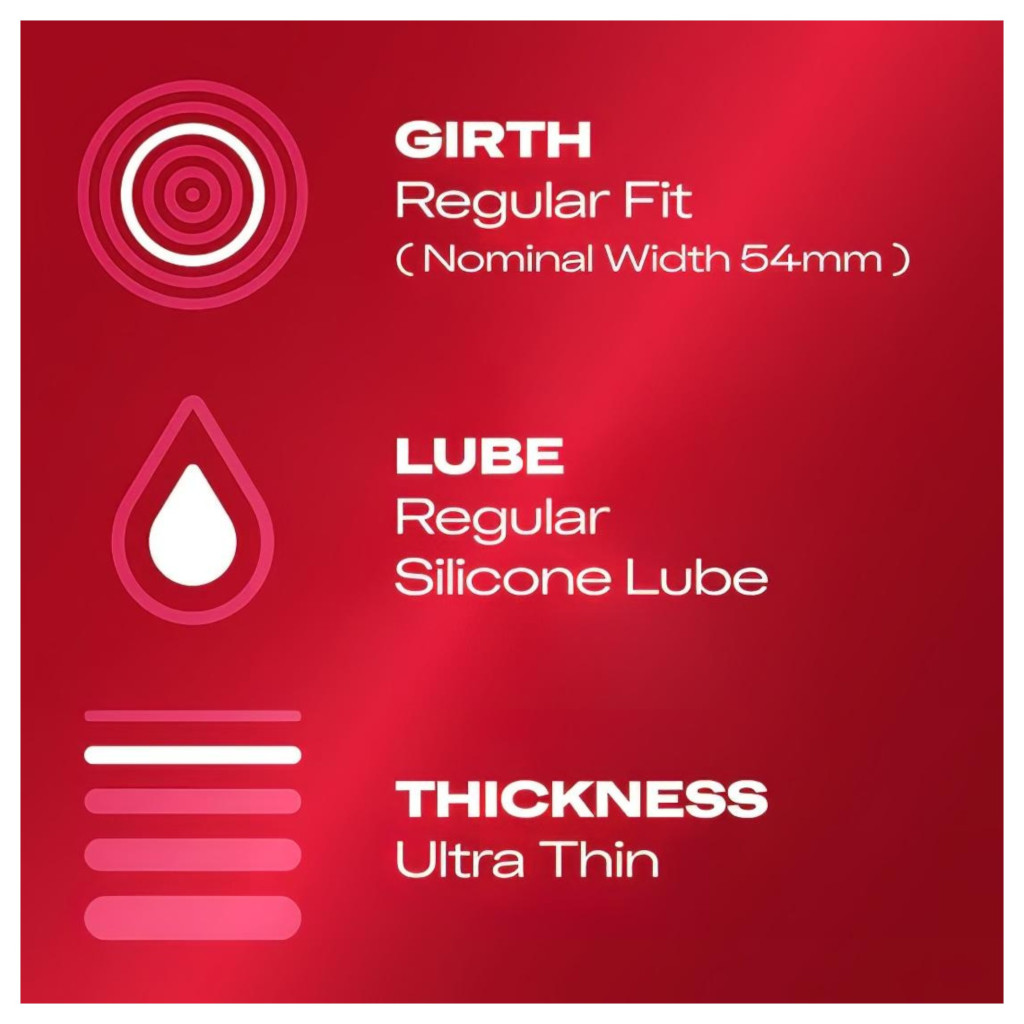 Durex Feel Ultra Thin - ultra élethű óvszer (10 db)