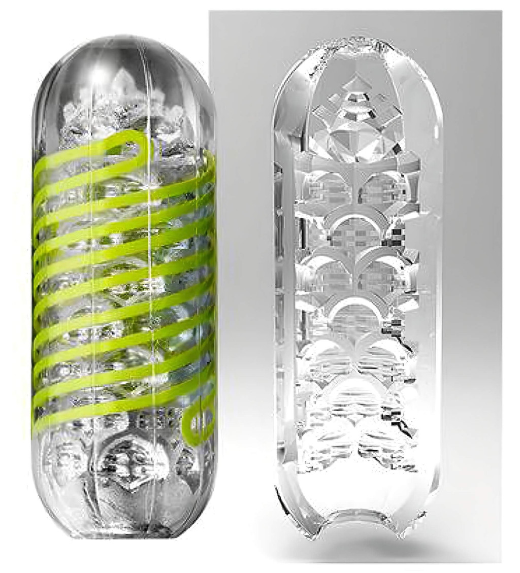 TENGA Spinner Schell - maszturbátor (átlátszó)
