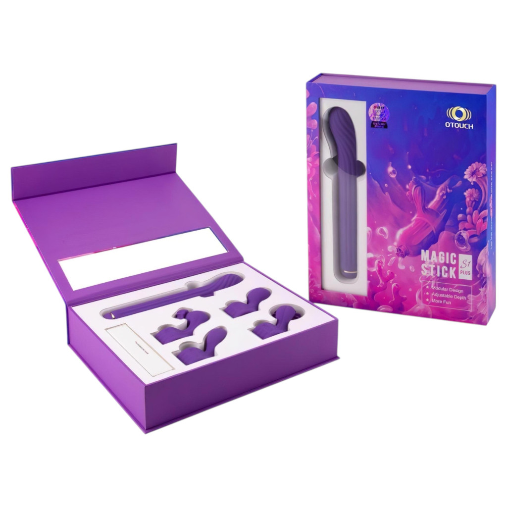 Magic Stick S1 - több funkciós vibrátor (lila)