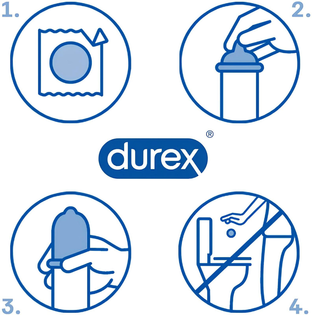 Durex Invisible Slim - vékony óvszer (10 db)