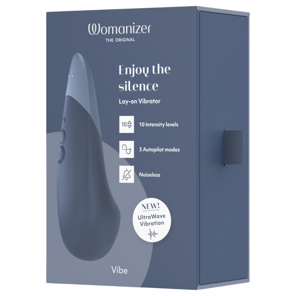 Womanizer Vibe - csikló vibrátor (kék)