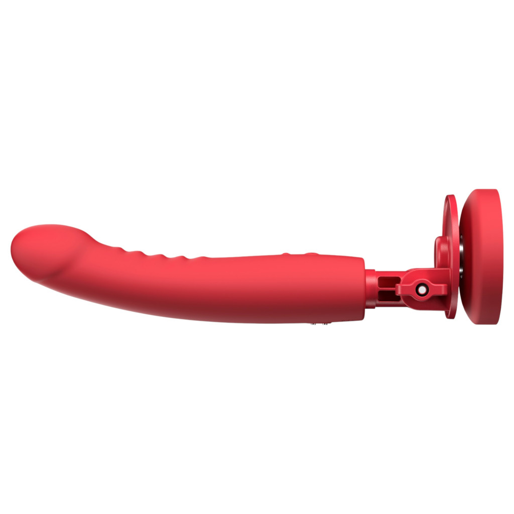 / Lovense Mission 2 – App-vezérelt vibrátor tapadókoronggal (piros)