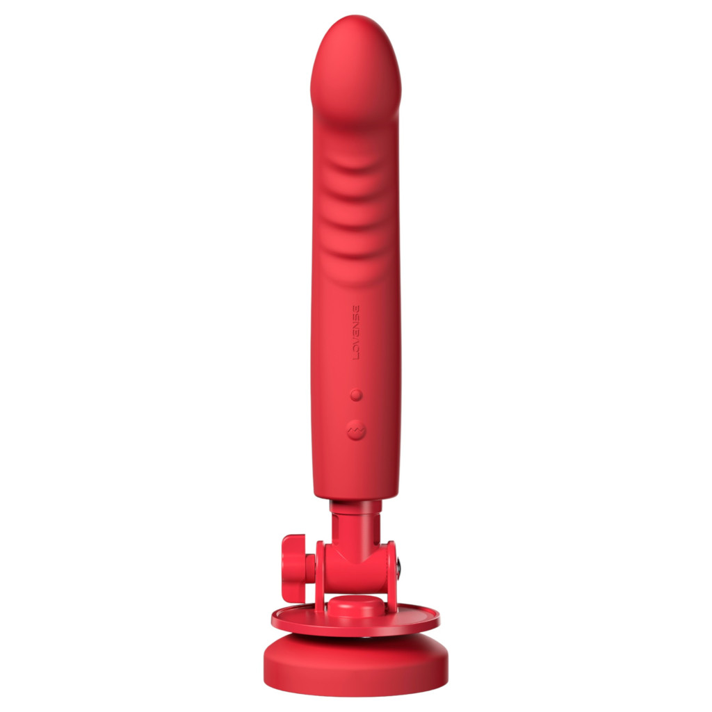 / Lovense Mission 2 – App-vezérelt vibrátor tapadókoronggal (piros)
