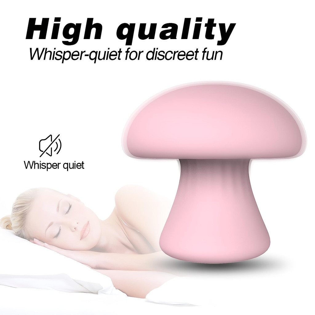 / Magic Mushroom - akkus arcmasszírozó (pink)