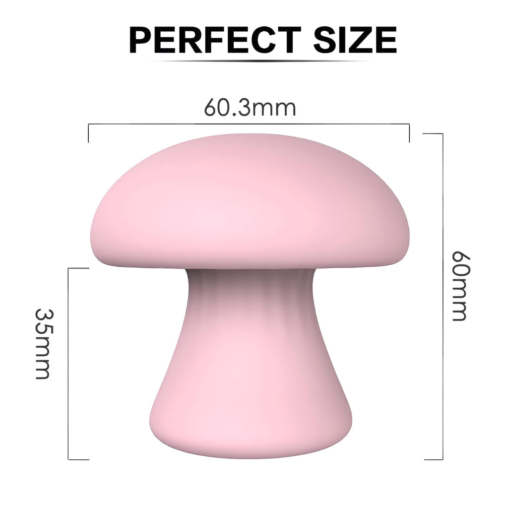 / Magic Mushroom - akkus arcmasszírozó (pink)