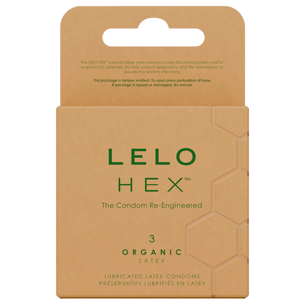 LELO Hex Organic - potencia óvszer (3 db)