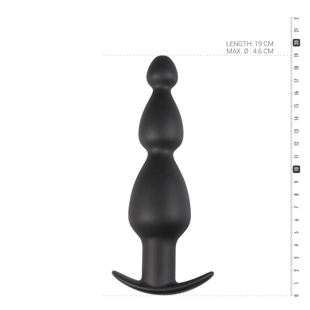 Plug Triple Sinner – érzéki 18cm-es anális vibrátor