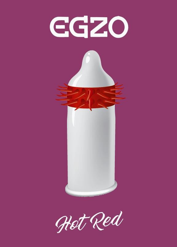 Egzo Hot Red óvszer
