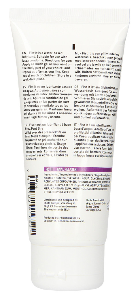 Fist It – 100ml prémium anális síkosító