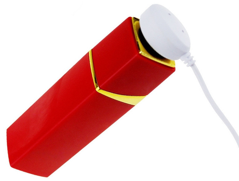 Mini Vibro rúzs 8,7 x 2,3 cm piros