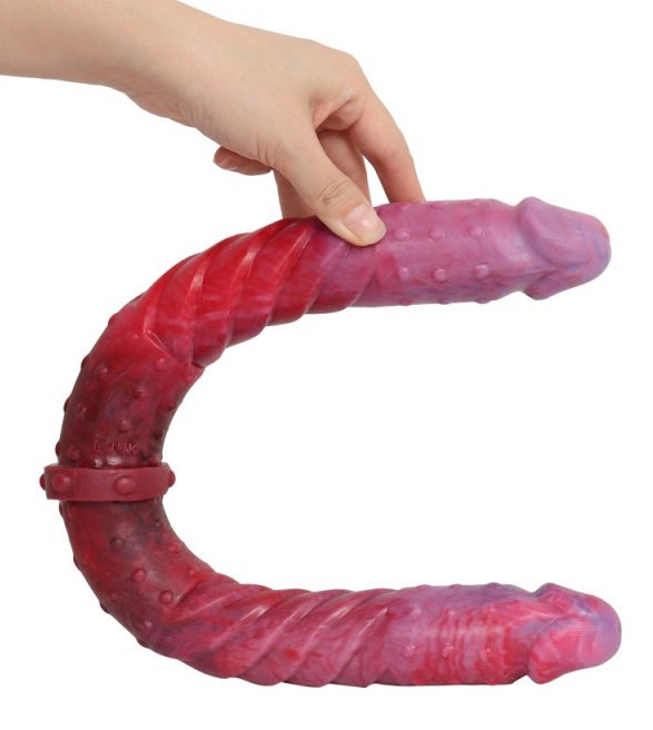 Double Dildo Duo Twist – prémium dupla vibrátor 53 cm