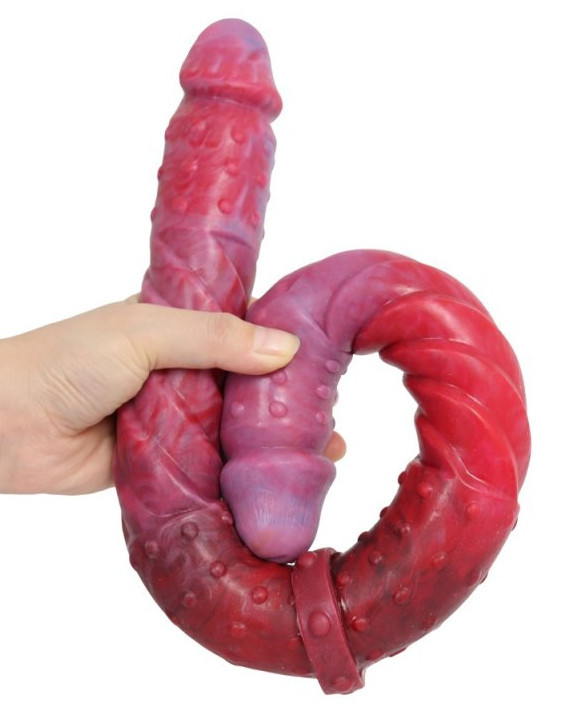 Double Dildo Duo Twist – prémium dupla vibrátor 53 cm
