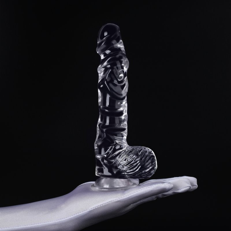 Dildick átlátszó vibrátor – prémium intim élmény 15 x 4 cm Dildick átlátszó vibrátor – prémium intim élmény 15 x 4 cm