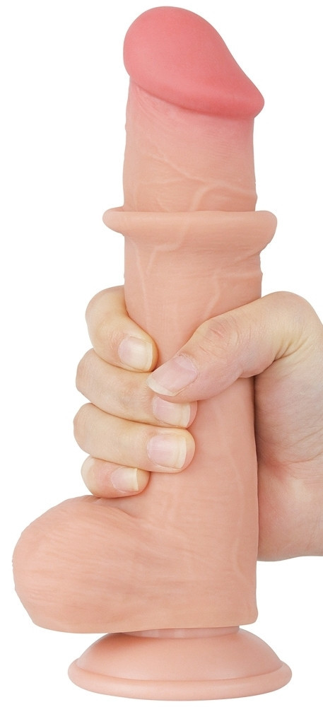 Prémium csúszkabőr dildó – 15 x 4,5 cm