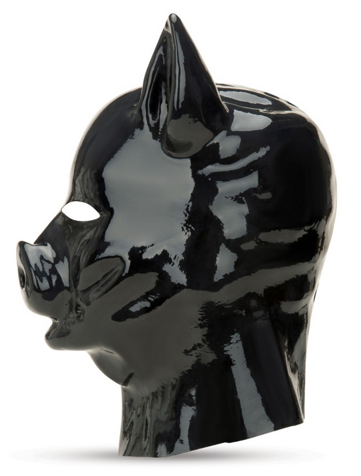 Latex Pig Hood Prowler – prémium latex maszk