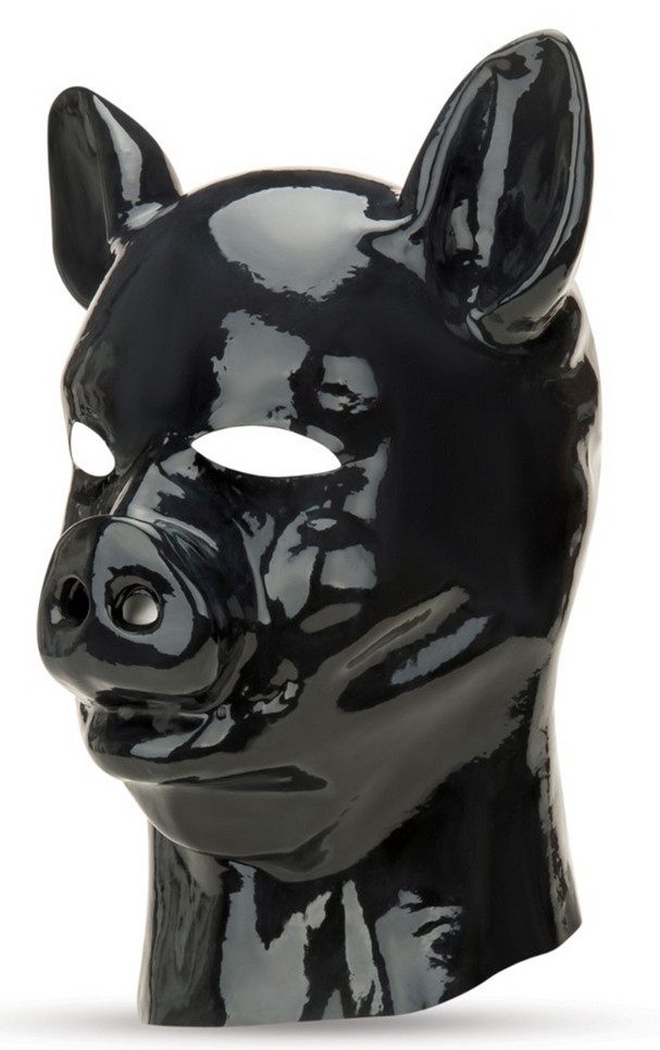 Latex Pig Hood Prowler – prémium latex maszk