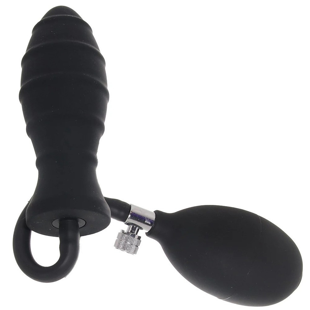 Ribinlate Inflatable Plug dildó 8 x 3,8 cm