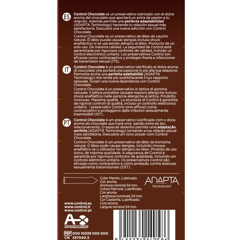 CONTROL Adapta - ízesített óvszer 12 db-os kiszerelésben