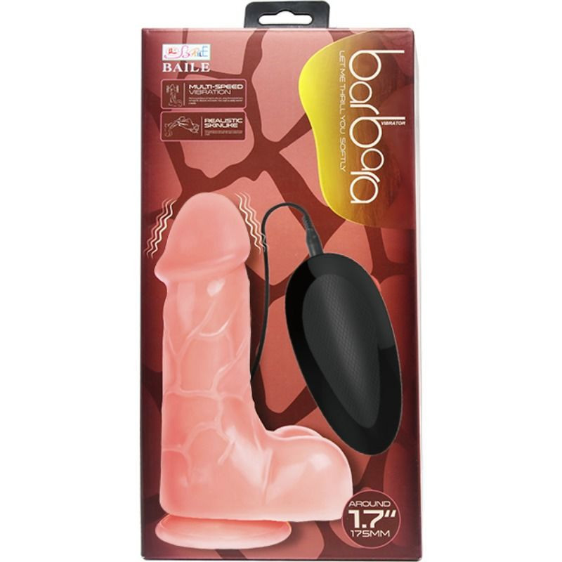 BAILE - természetes Barbara realisztikus vibrátor 22 cm