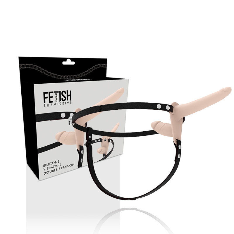 Fetish Submissive Harness – Dupla penetrációs vibrátor