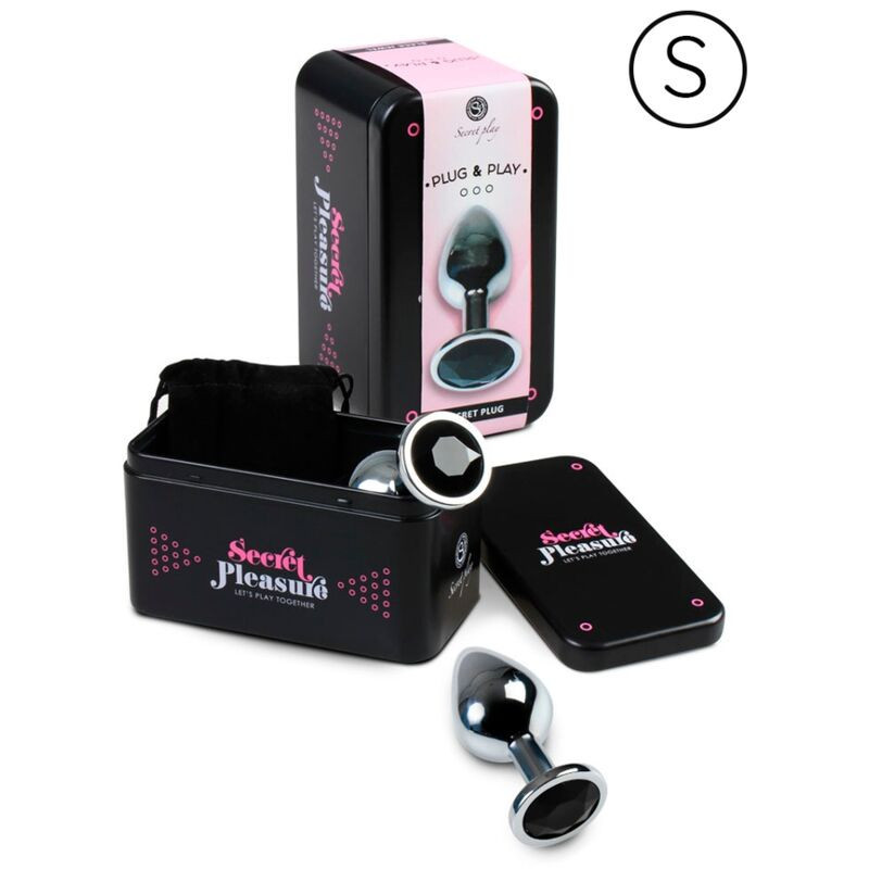 SECRETPLAY – prémium anál plug fekete S SECRETPLAY – prémium anál plug fekete S