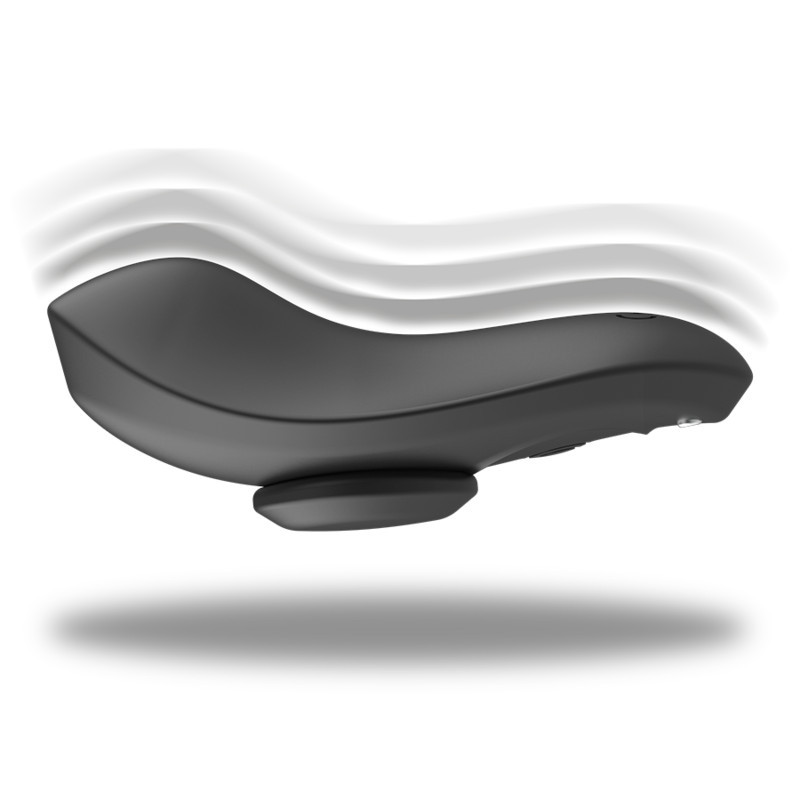 BLACK&SILVER – újratölthető szilikon vibrátor alsóba