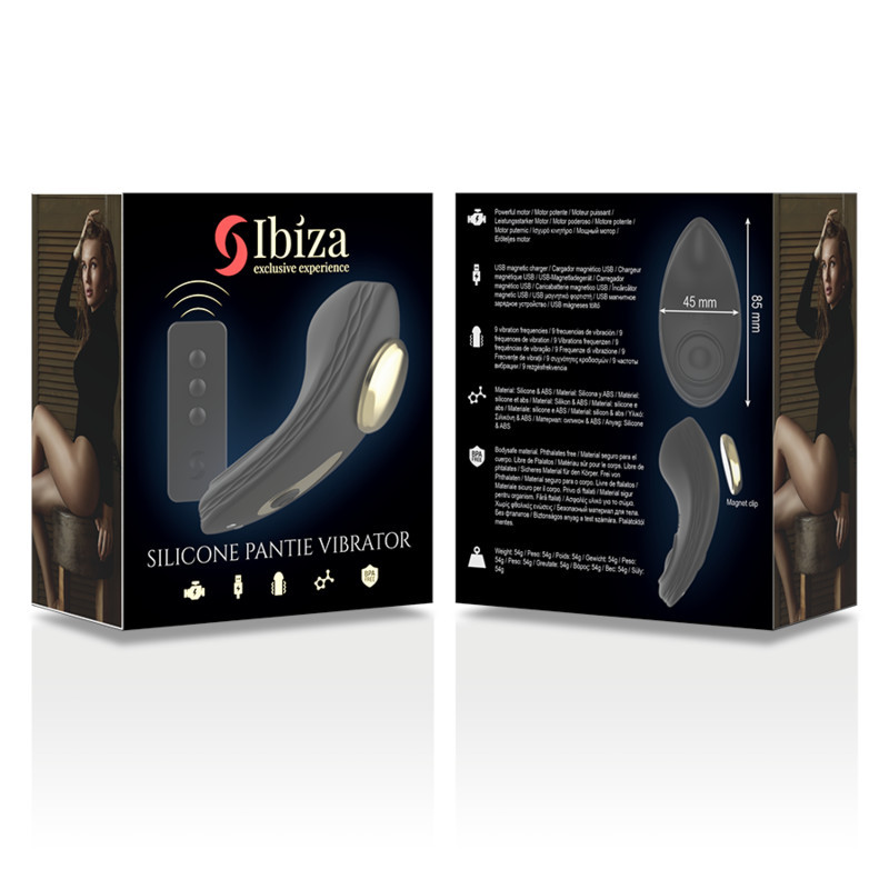 IBIZA – szilikonos bugyi vibrátor távirányítóval