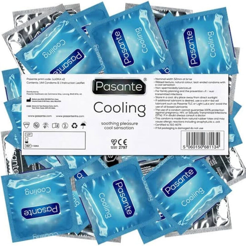 Pasante – 144 db hűsítő hatású óvszer