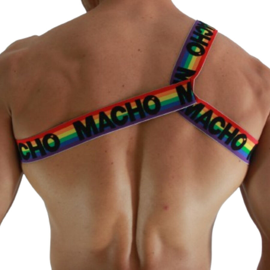 Macho – stílusos rósza hám L/XL méretben