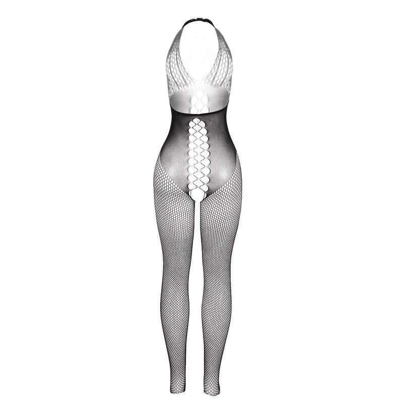 SUBBLIME - fekete bodystocking nyitott hátrésszel, egy méret