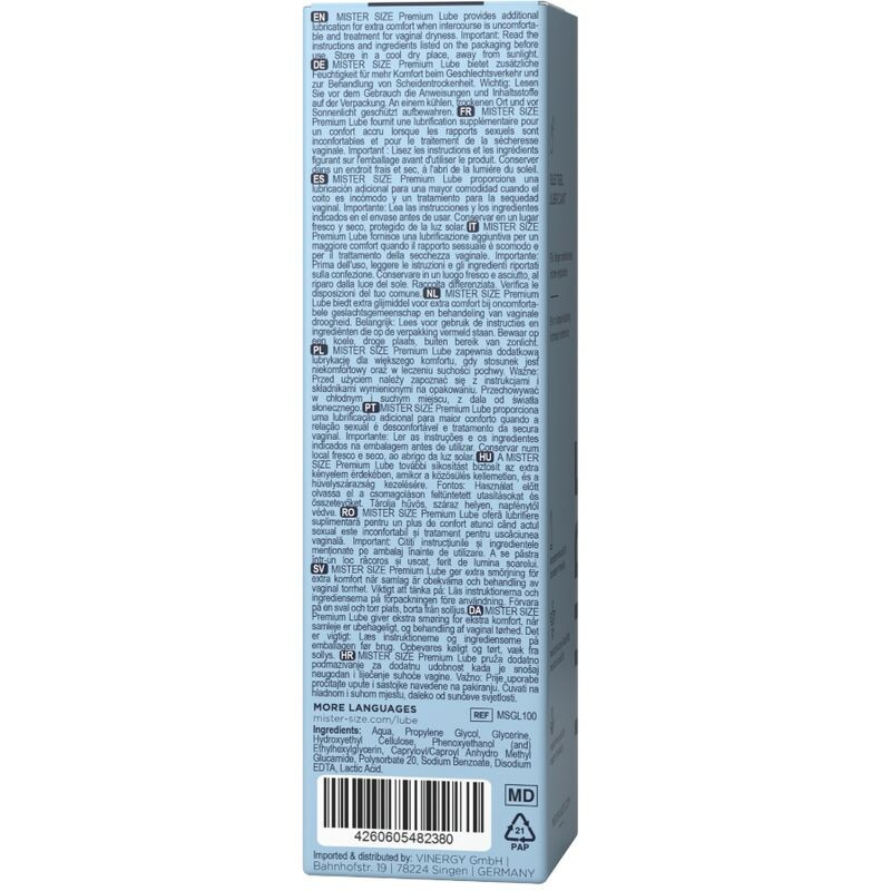 MISTER SIZE – prémium síkosító 100 ml