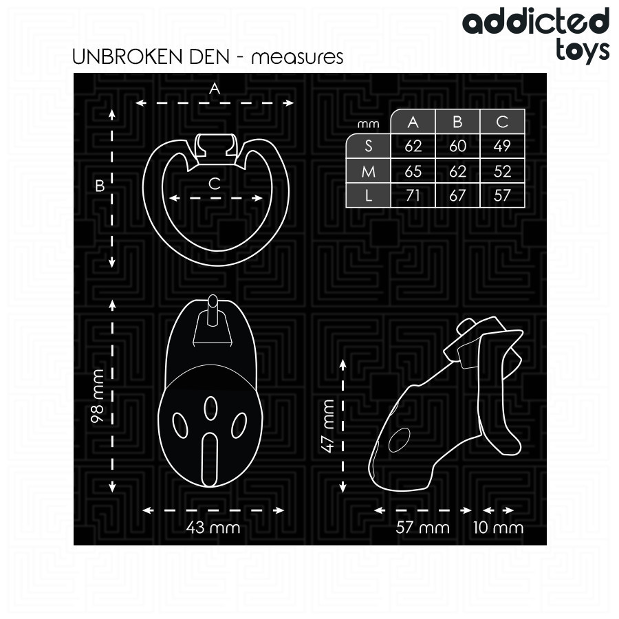 Addicted Toys Locked Penis ketrec 9,8 cm Addicted Toys Locked Penis ketrec 9,8 cm