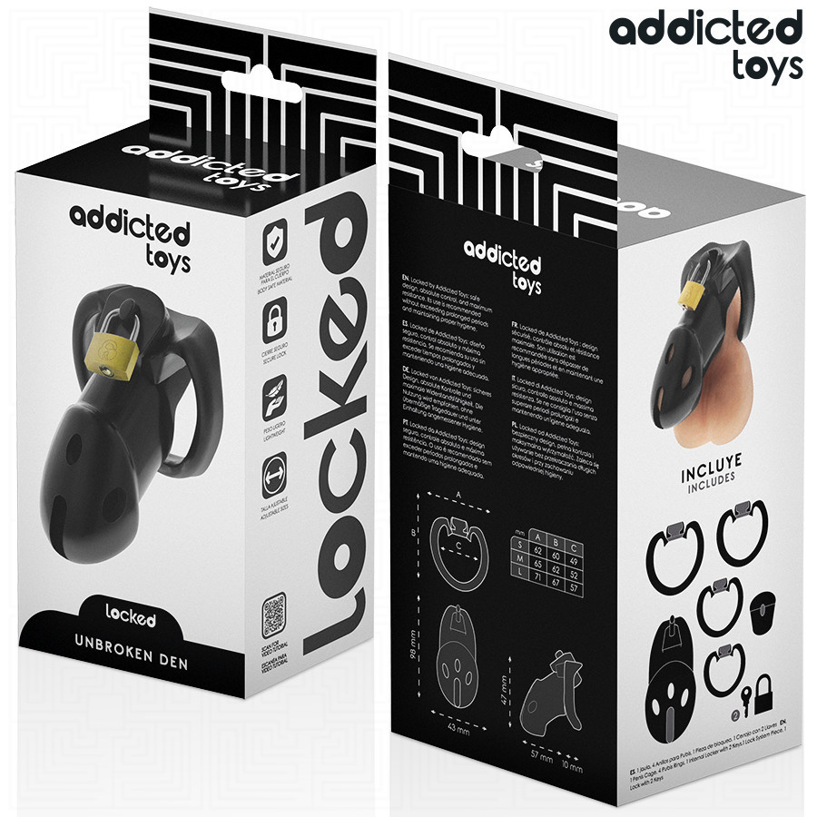 Addicted Toys Locked Penis ketrec 9,8 cm Addicted Toys Locked Penis ketrec 9,8 cm