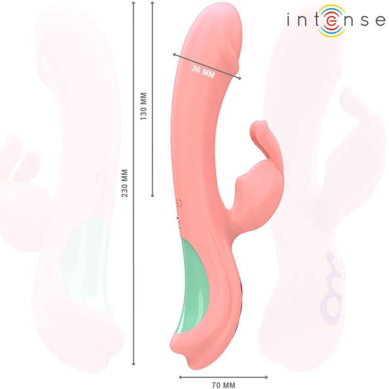 INTENSE Rachel – pink vibrátor 5 rezgésmintával INTENSE Rachel – pink vibrátor 5 rezgésmintával