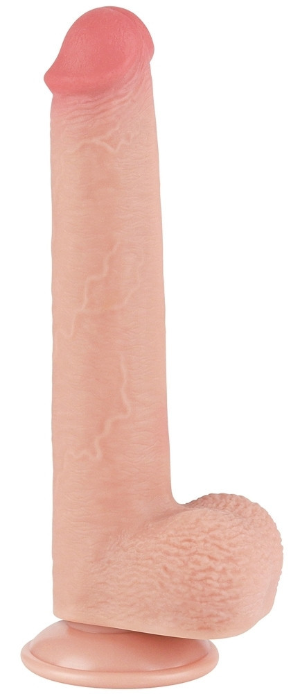 Érzéki dildo csúszó bőrborítással – 17x3,5 cm Érzéki dildo csúszó bőrborítással – 17x3,5 cm